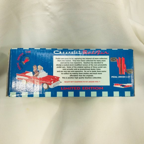 Gearbox 1997 Vintage 1957 Chevy Bel Air Convertible Serial #05369 Pedal Car New - Picture 5 of 10